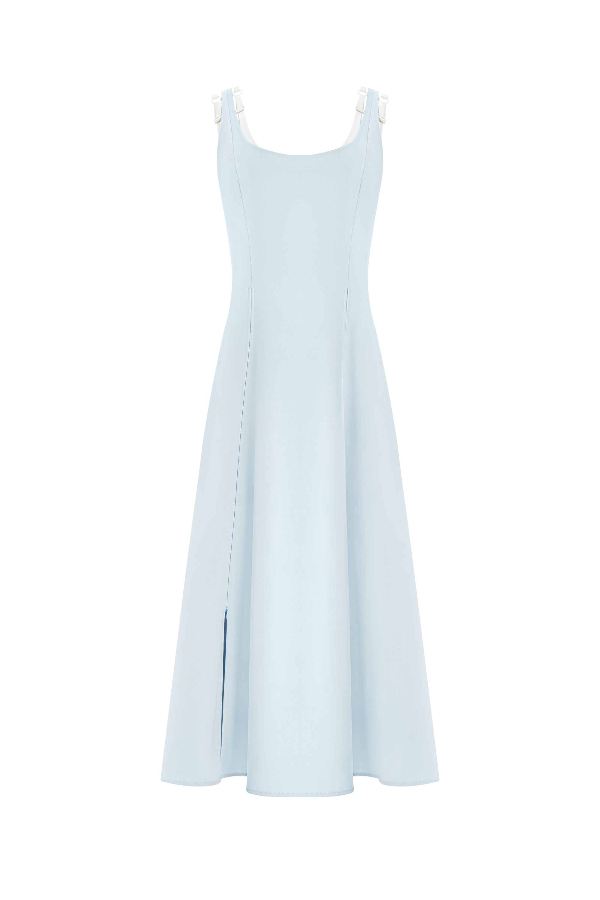 Midi Dress with Zip Detail