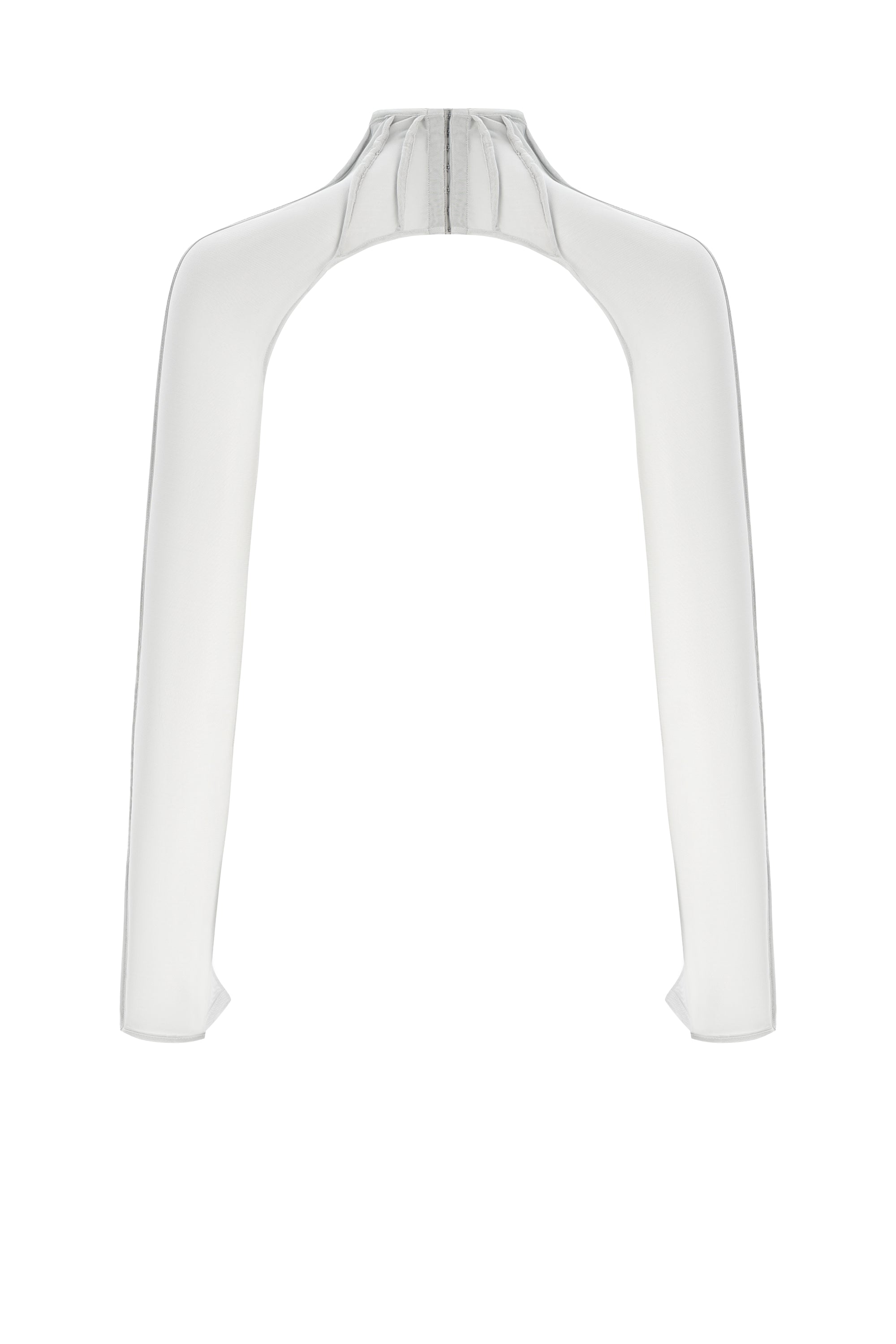 Long-Sleeve Collar with Detachable Gloves