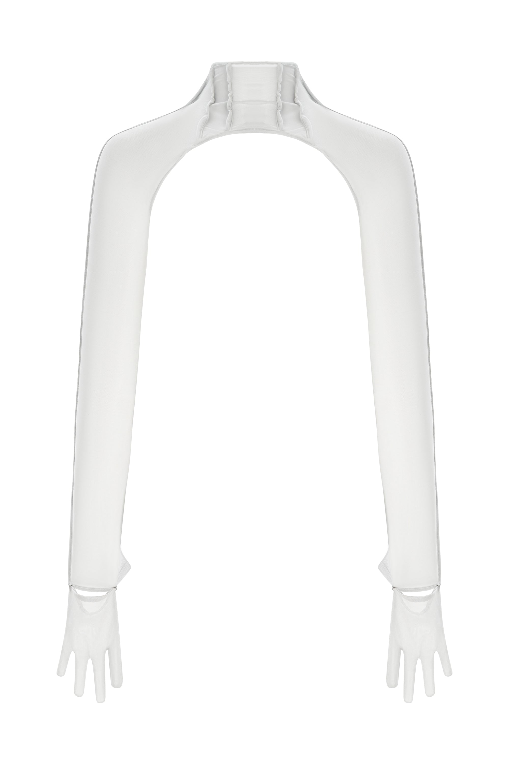 Long-Sleeve Collar with Detachable Gloves