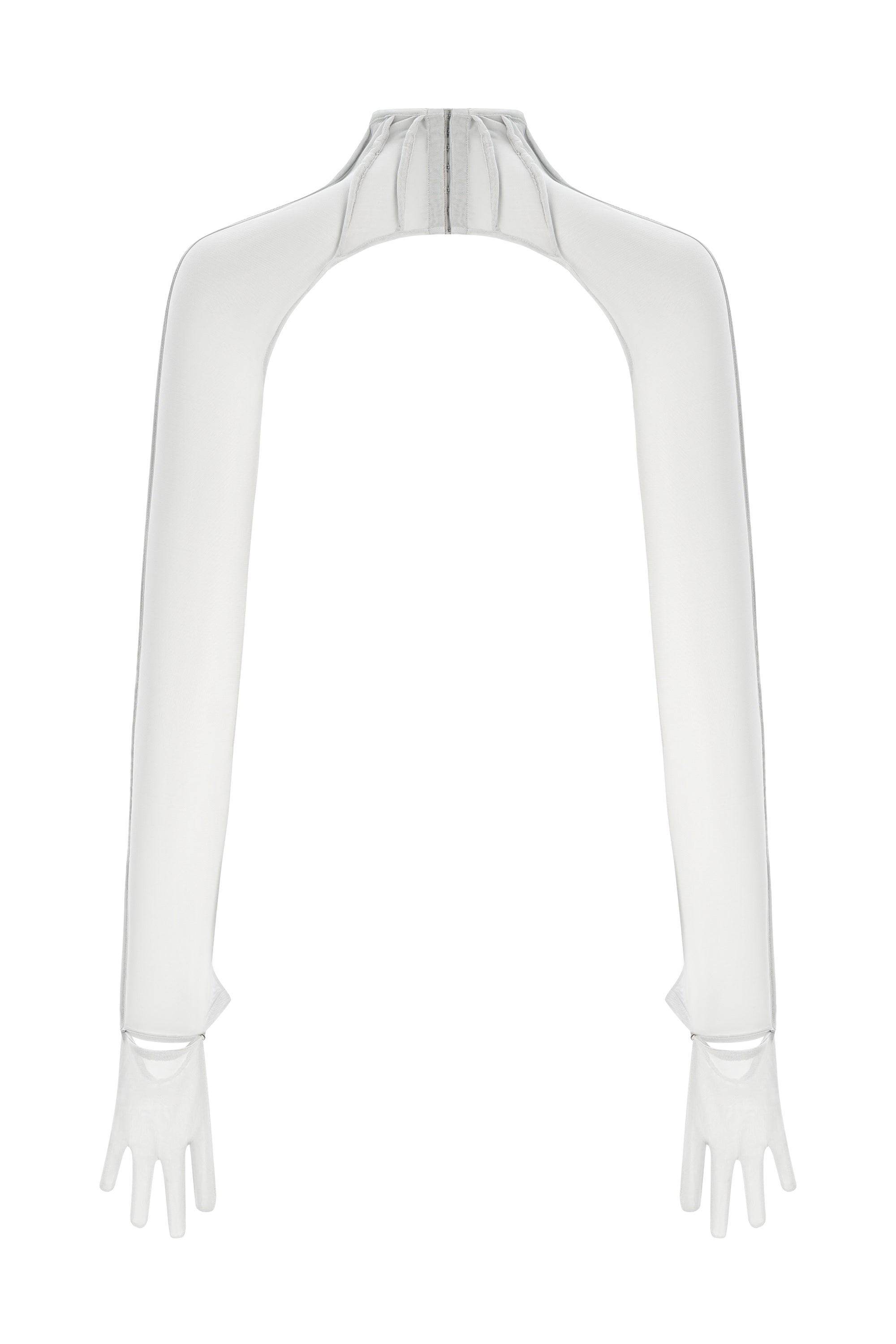 Long-Sleeve Collar with Detachable Gloves