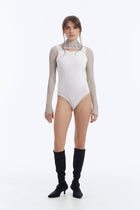 Long-Sleeve Collar with Detachable Gloves