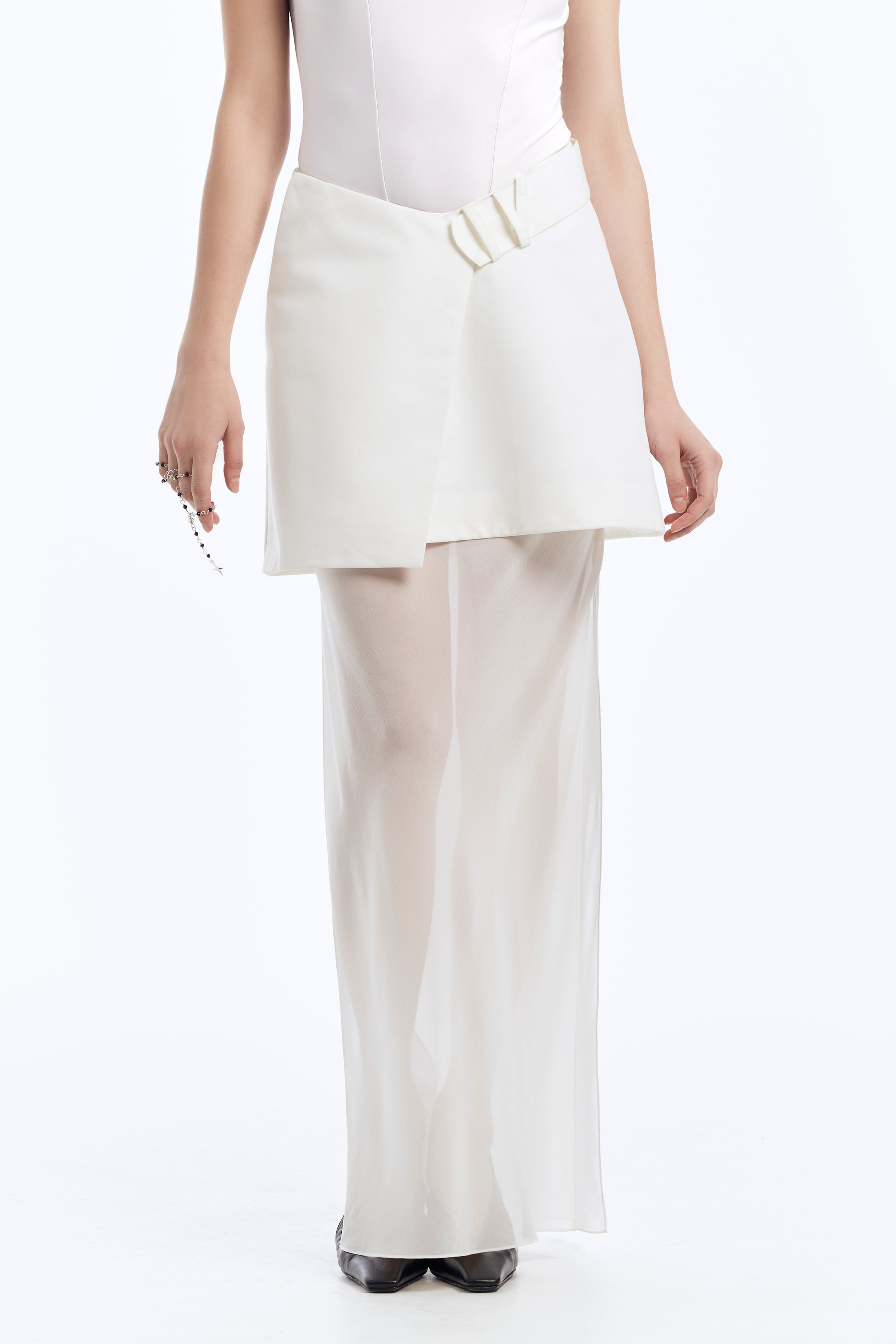 Double-Layer Skirt in Mini and Maxi Lengths
