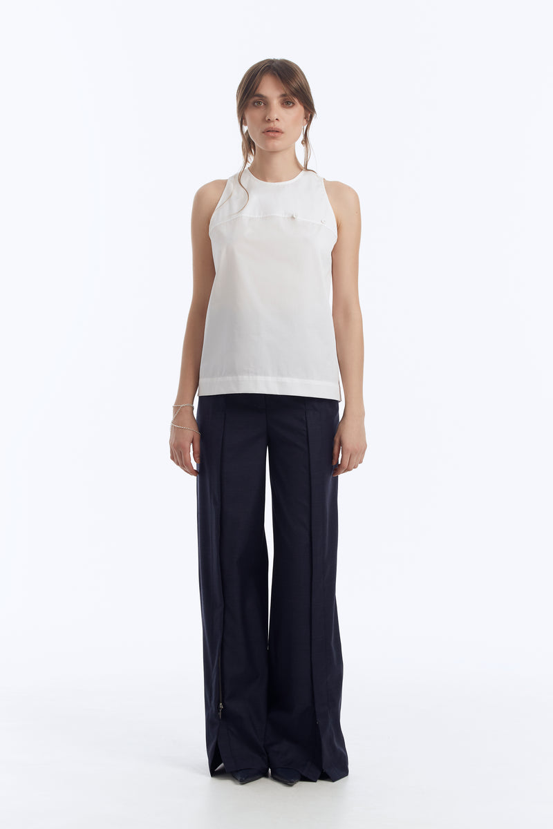 Cotton Top with Detachable Pocket