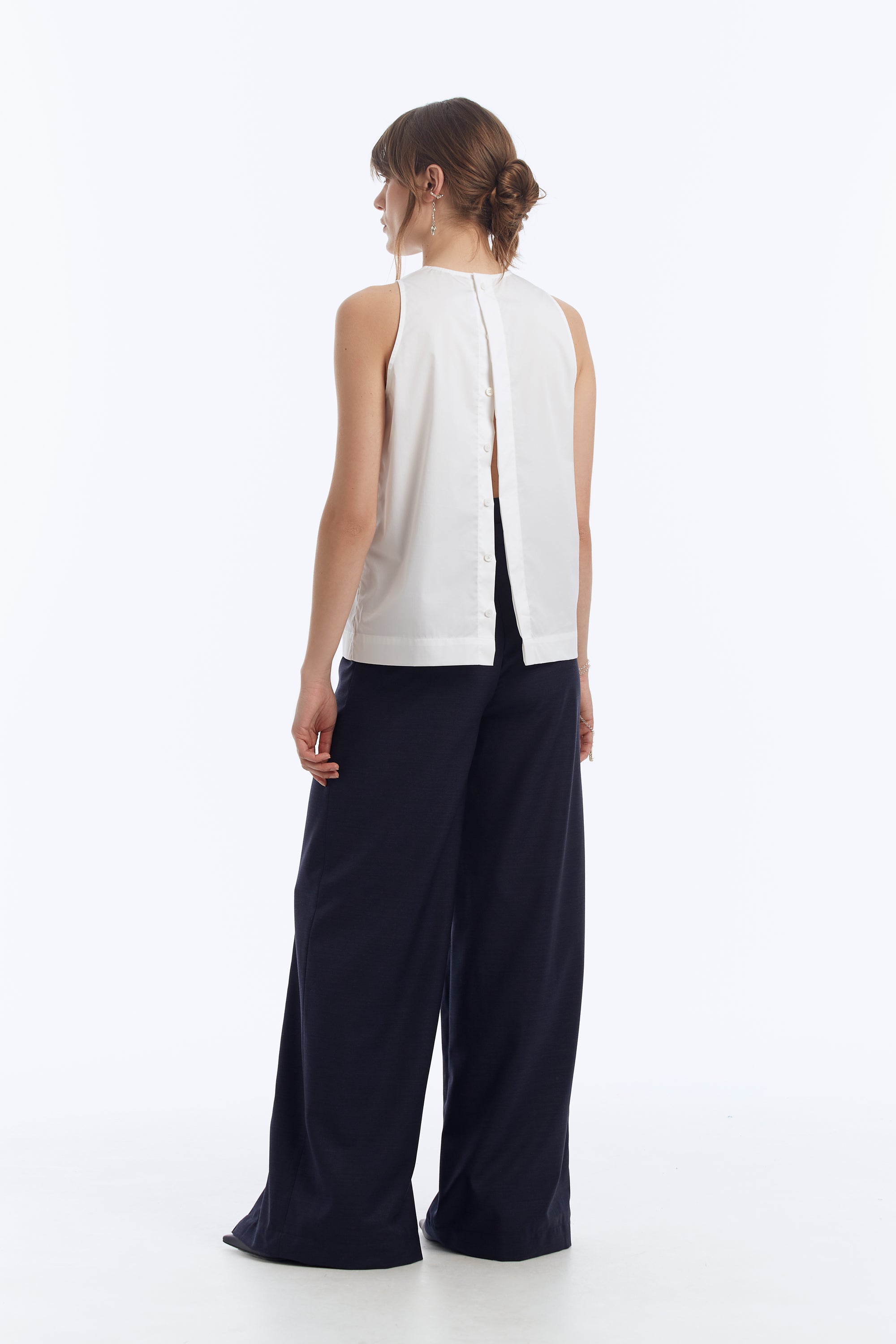 Cotton Top with Detachable Pocket