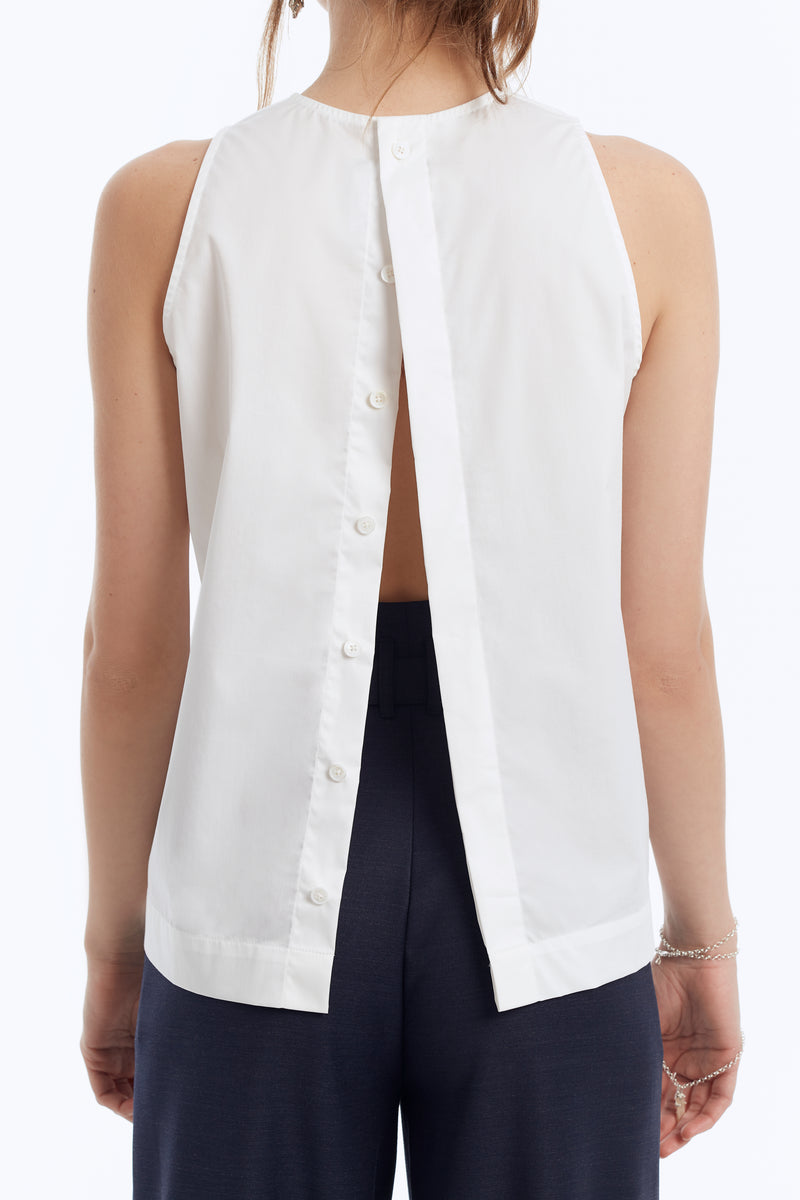 Cotton Top with Detachable Pocket