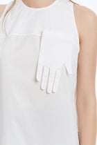 Cotton Top with Detachable Pocket