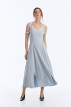 Midi Dress with Zip Detail