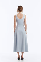Midi Dress with Zip Detail